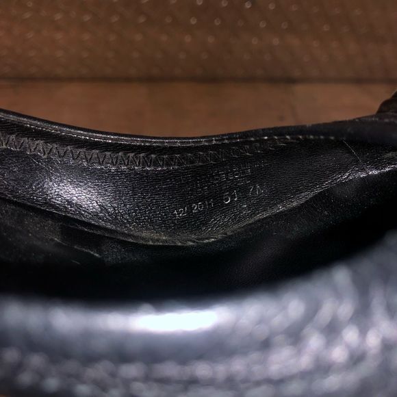 Tory Burch Carnell High Open Toe Wedge Black Heels Size 7, MSRP $295 - Picture 9 of 11